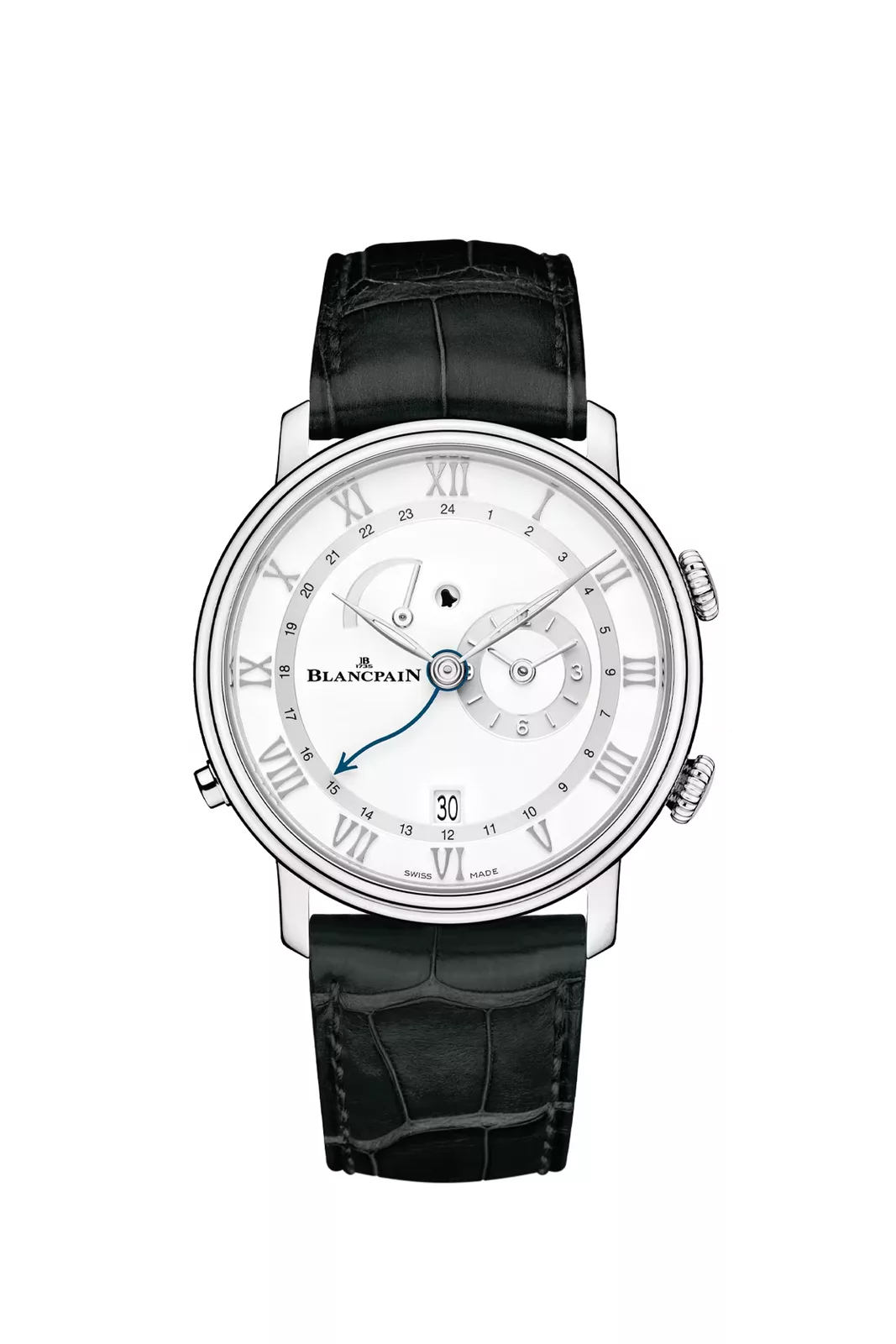 Kişi qol saatı Blancpain Villeret, polad, 40.3 mm — 6640112755B
