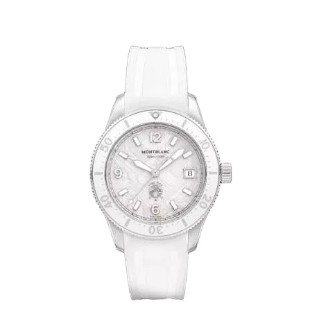 Qadın qol saatı Montblanc Iced sea, paslanmayan polad, 38 mm — 134025