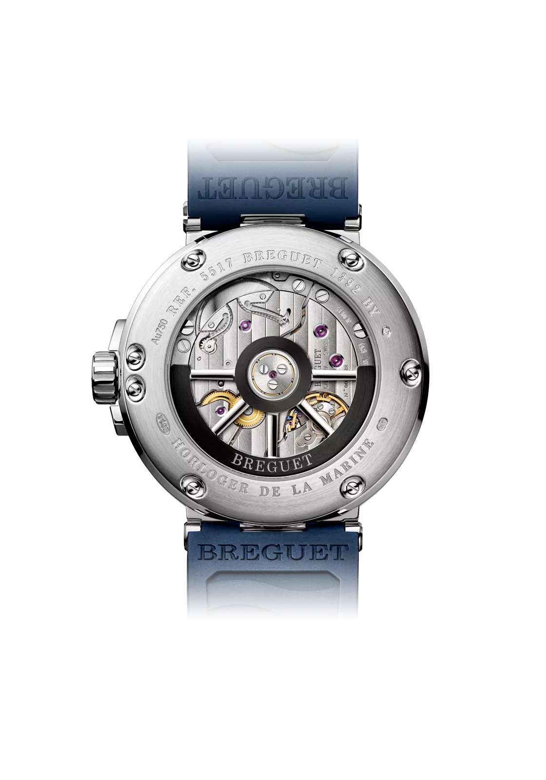Kişi qol saatı Breguet Marine, ağ qızıl, 40 mm — 5517BBY25ZU - Image 2