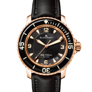Kişi qol saatı Blancpain The fifty fathoms, qırmızı qızıl, 45 mm — 5015363052