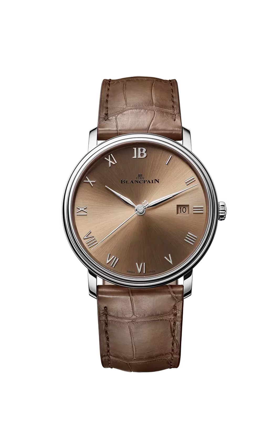 Kişi qol saatı Blancpain Villeret, polad, 40 mm — 6651N114655B