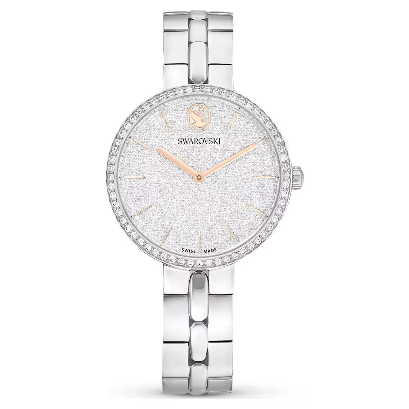 Qadın qol saatı Swarovski, paslanmayan polad, 32 mm — 5742475
