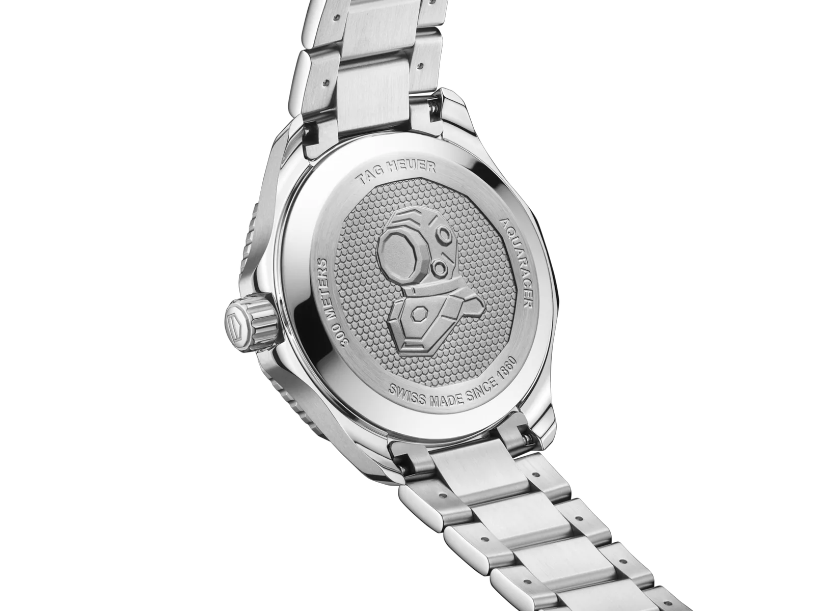 Kişi qol saatı TAG Heuer Aquaracer, donuq/cilalanmış polad, 42 mm — WBP5111BA0013 - Image 3