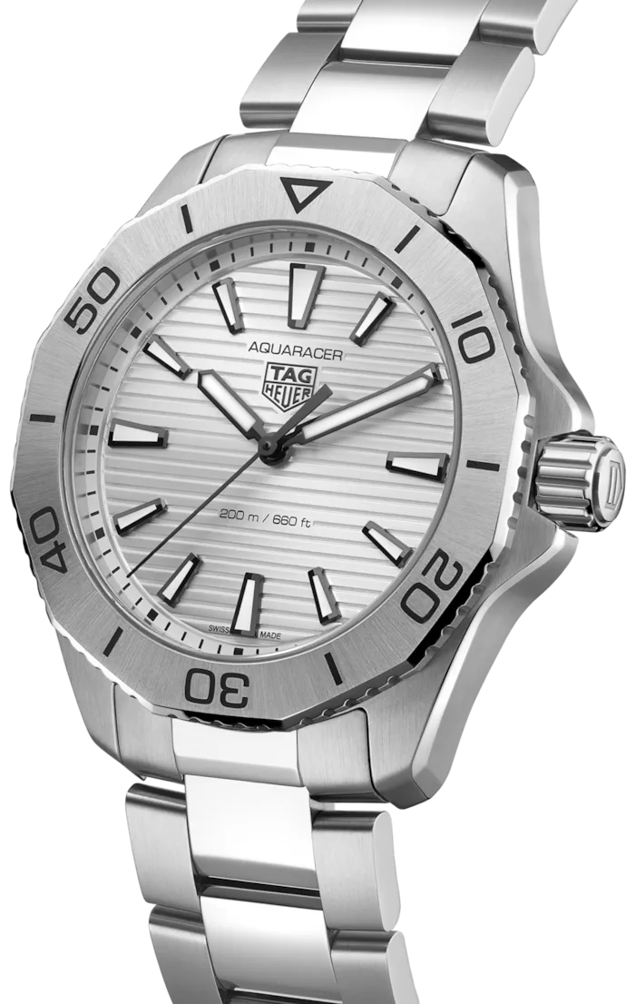 Kişi qol saatı TAG Heuer Aquaracer, donuq/cilalanmış polad, 40 mm — WBP1111BA0627