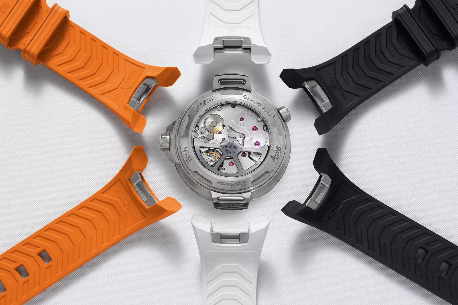 Kişi qol saatı Blancpain The fifty fathoms, titan, 45 mm — 502912B3094A - Image 3