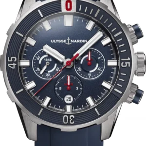 Kişi qol saatı Ulysse Nardin Diver, titan, 44 mm — 15031703A3A