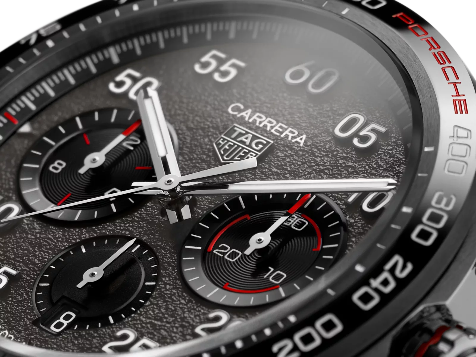 Kişi qol saatı TAG Heuer Carrera, donuq/cilalanmış polad, 44 mm — CBN2A1FFC6492 - Image 2