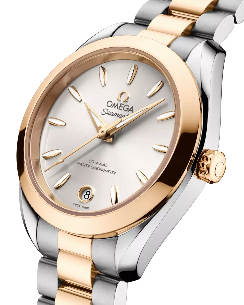 Qadın qol saatı Omega SeaMaster, polad ‑ moonshine™ qızılı, 30 mm — 22020302002001 - Image 3