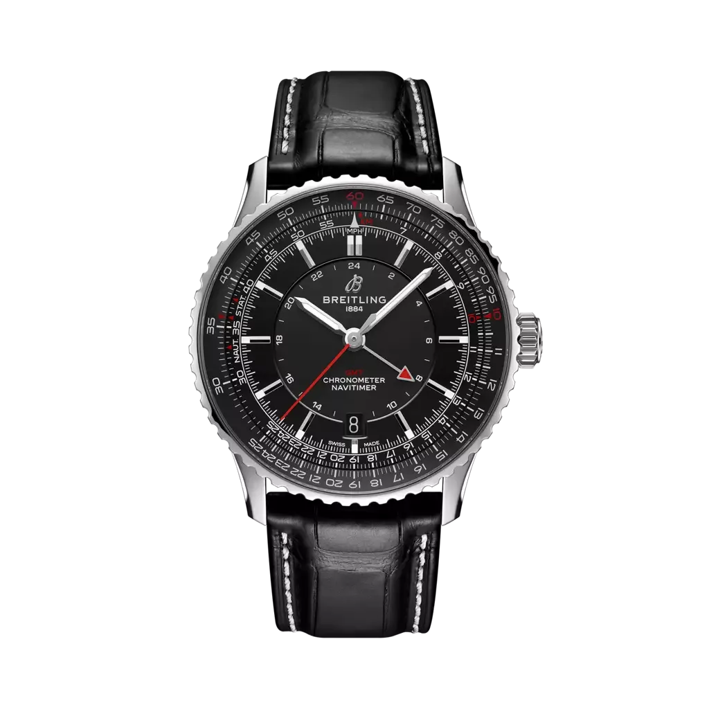 Kişi qol saatı Breitling Navitimer, paslanmayan polad, 41 mm — A32310251B1P1