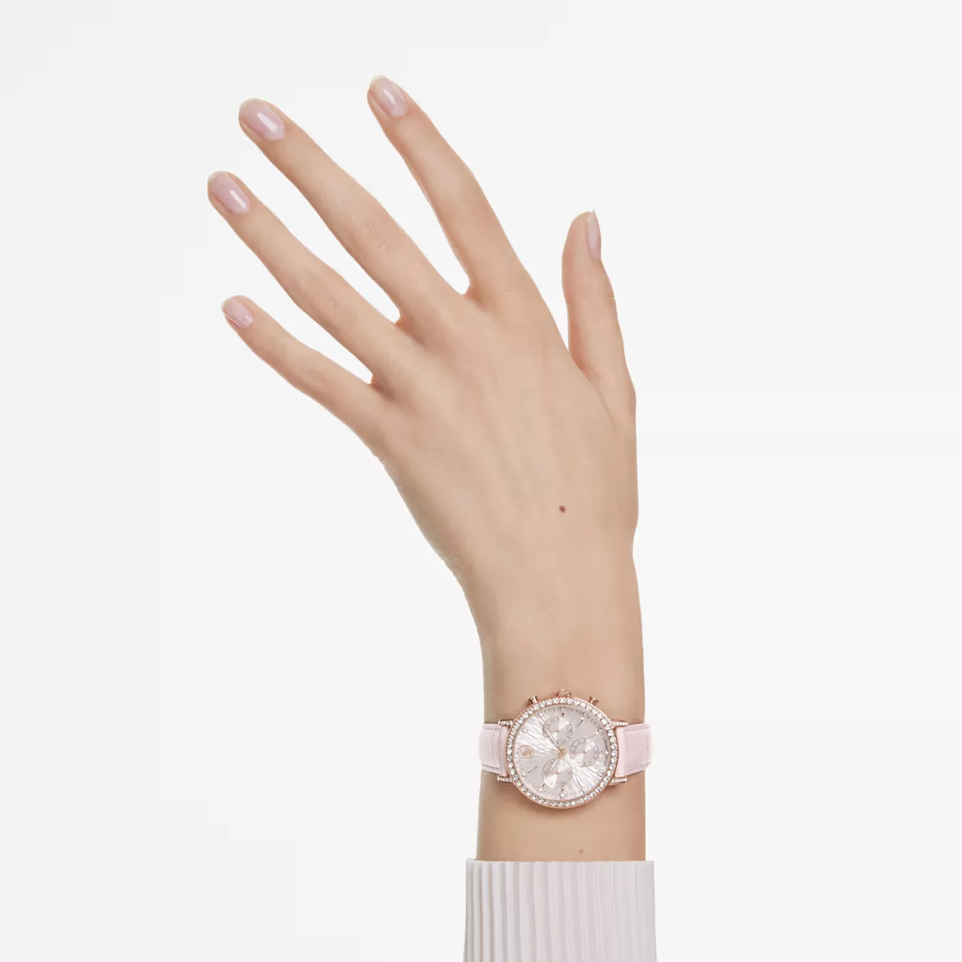 Qadın qol saatı Swarovski, paslanmayan polad, 36 mm — 5698300 - Image 4