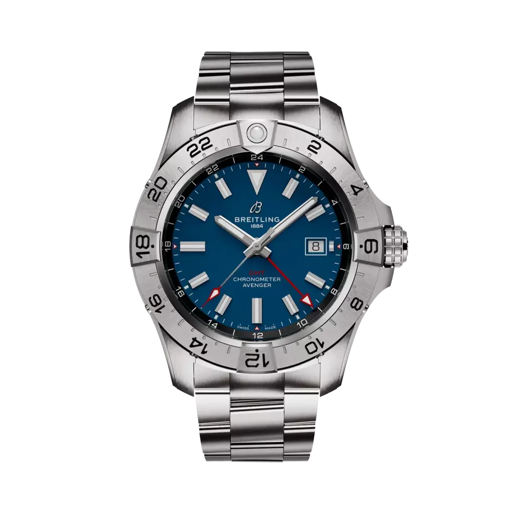 Kişi qol saatı Breitling Avenger, paslanmayan polad, 44 mm — A32320101C1A1