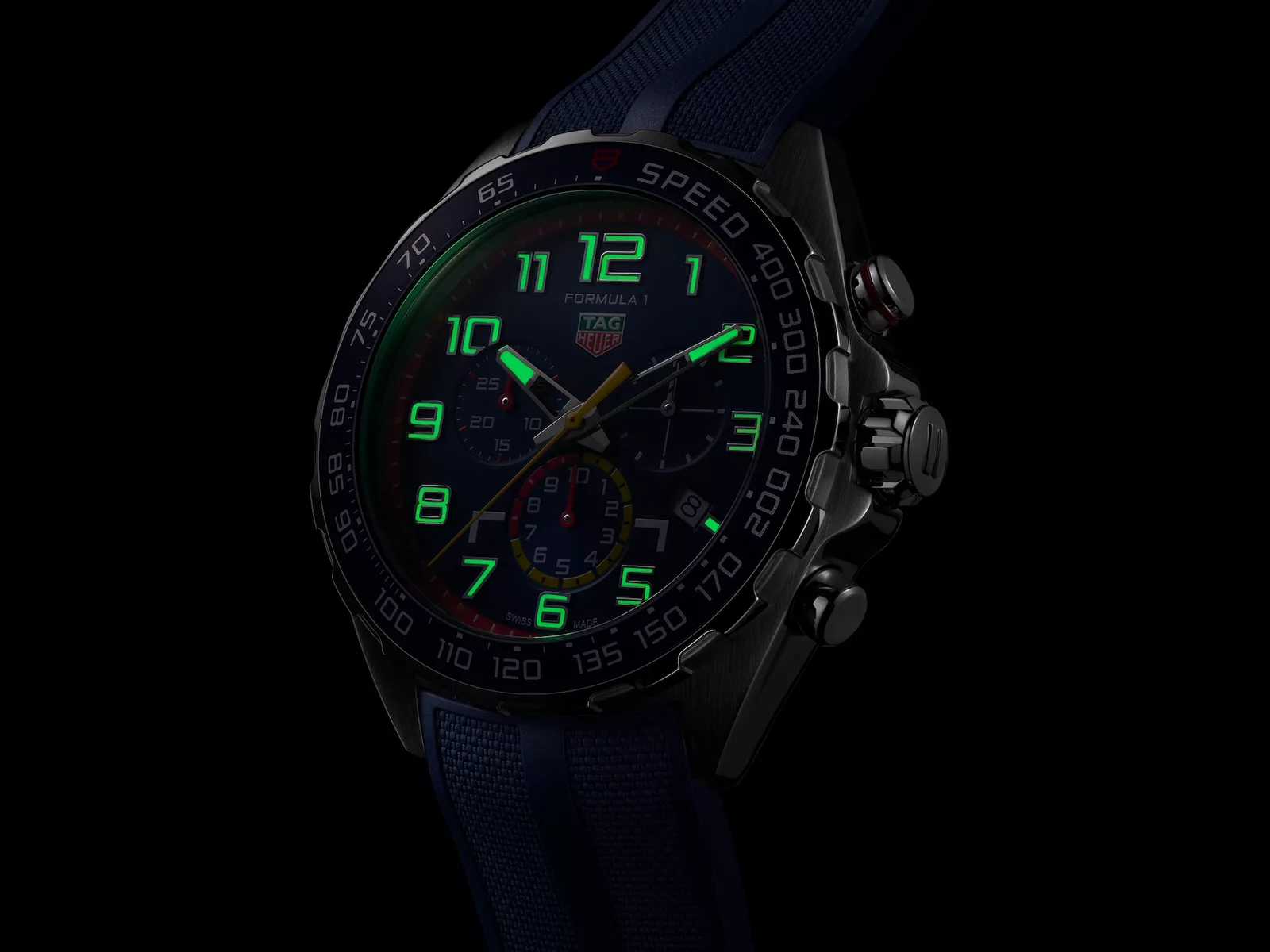 Kişi qol saatı TAG Heuer Formula 1, donuq/cilalanmış polad, 43 mm — CAZ101ALFT8052 - Image 4
