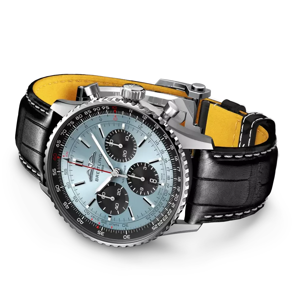 Kişi qol saatı Breitling Navitimer, paslanmayan polad, 43 mm — AB0138241C1P1 - Image 3