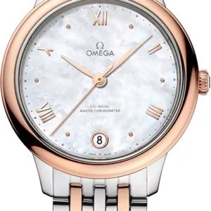 Qadın qol saatı Omega De Ville, polad ‑ sedna™ qızılı, 34 mm — 43420342005001
