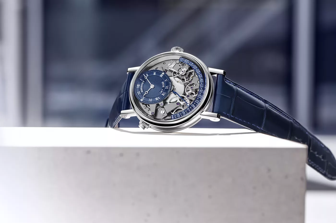 Kişi qol saatı Breguet Tradition, ağ qızıl, 40 mm — 7597BBGY9WU - Image 4