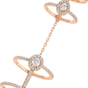 Üzük Messika Glam'Azone, çəhrayı qızıl, brilyant — 05671PG