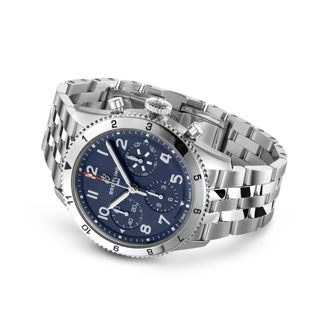 Kişi qol saatı Breitling Classİc AVI, paslanmayan polad, 42 mm — A233801A1C1A1 - Image 3