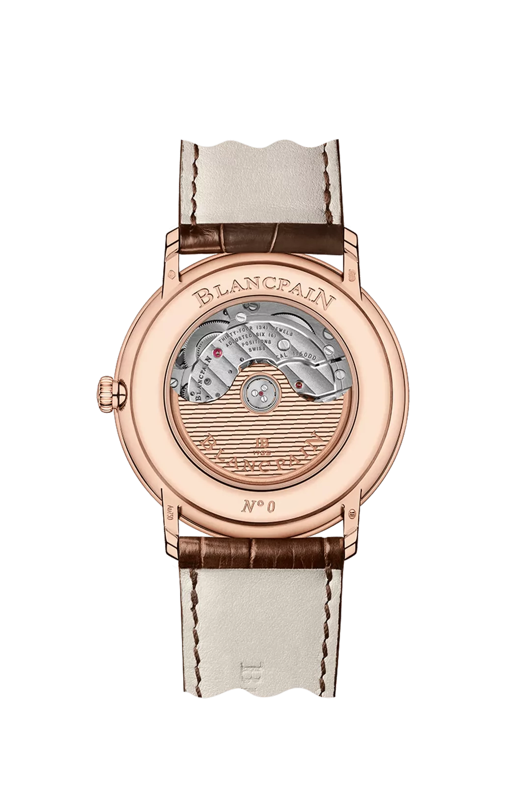 Kişi qol saatı Blancpain Villeret, qırmızı qızıl, 40,5 mm — 6652364255A - Image 2