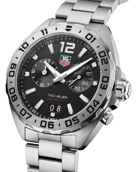 Kişi qol saatı TAG Heuer Formula 1, donuq/cilalanmış polad, 41 mm — WAZ111ABA0875