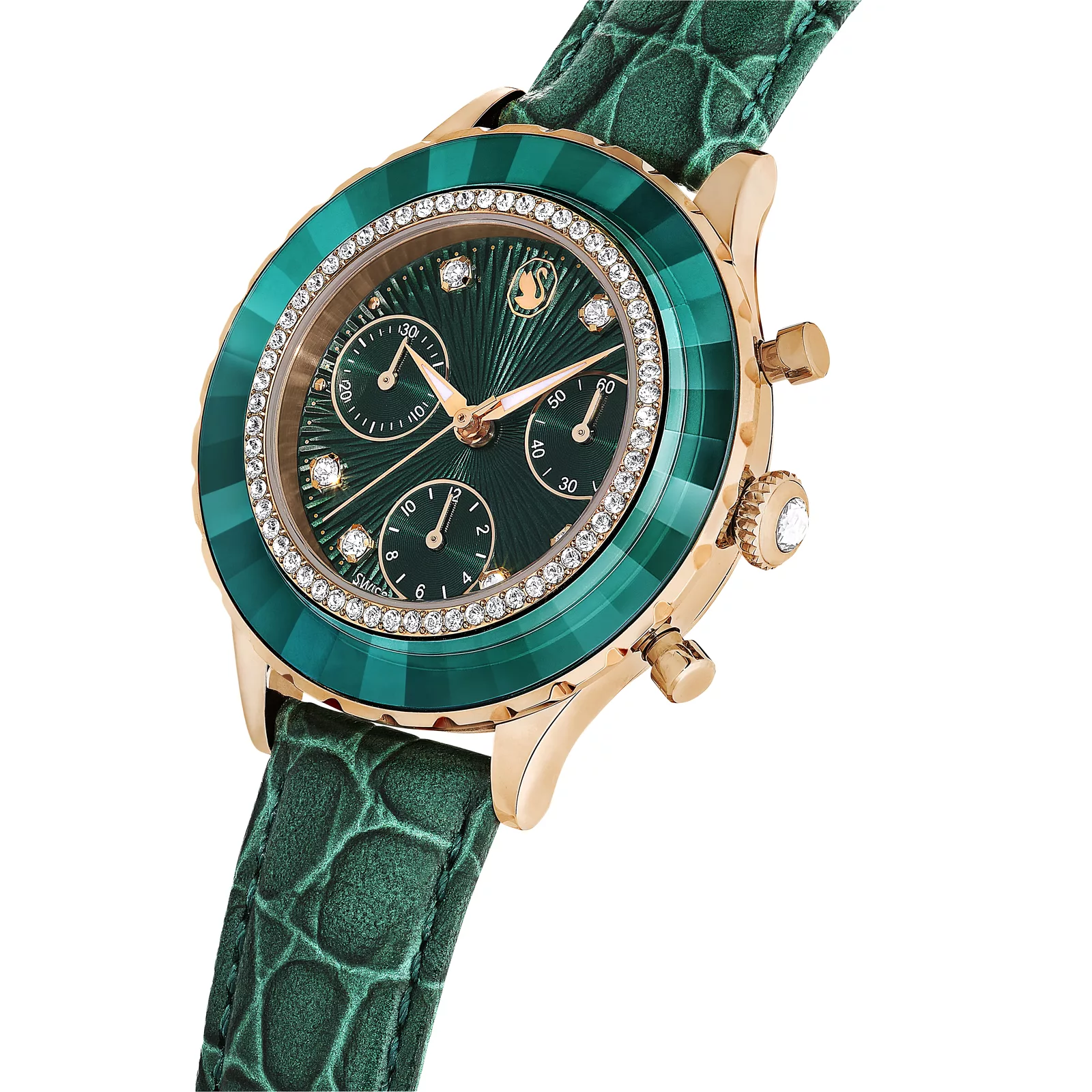 Qadın qol saatı Swarovski, paslanmayan polad, 42,6 x 37 mm — 5672931 - Image 4