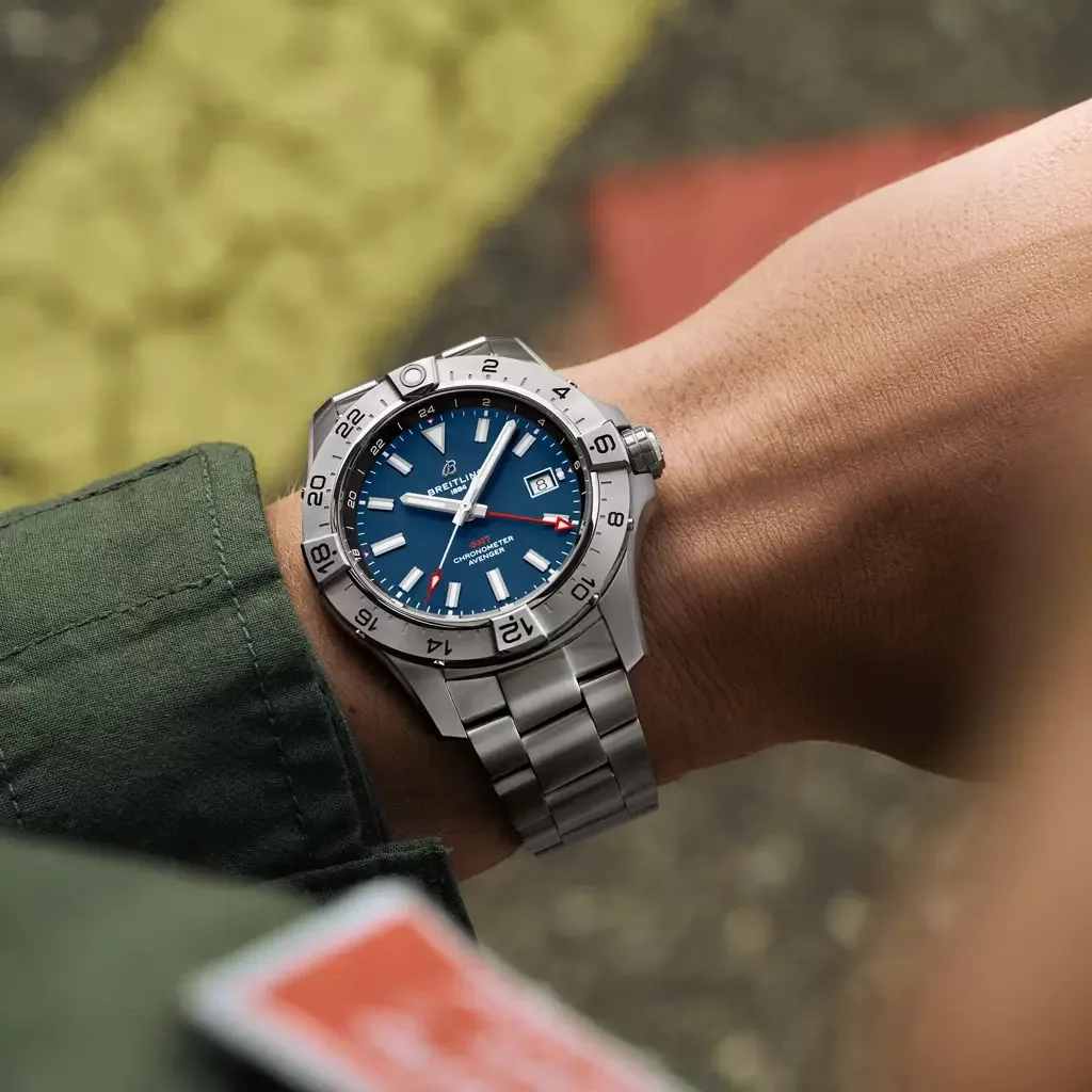 Kişi qol saatı Breitling Avenger, paslanmayan polad, 44 mm — A32320101C1A1 - Image 5