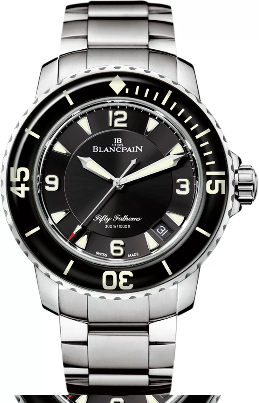 Kişi qol saatı Blancpain The fifty fathoms, polad, 45 mm — 5015113071S