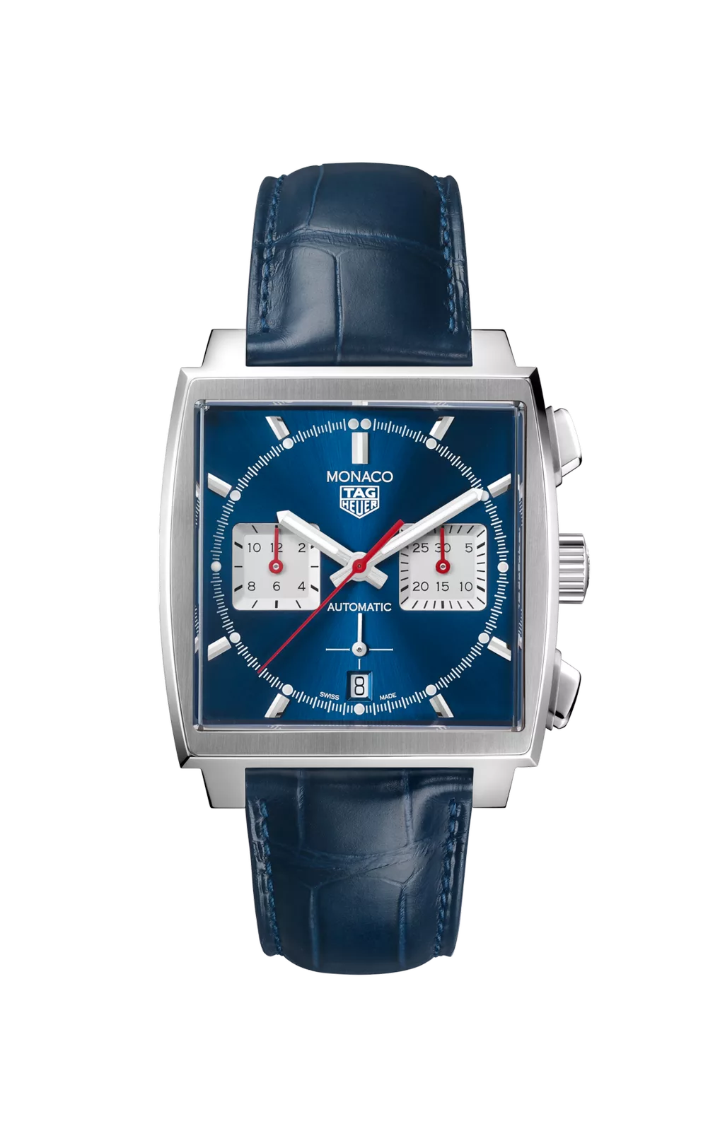 Kişi qol saatı TAG Heuer Monaco, donuq/cilalanmış polad, 39 mm — CBL2111FC6453 - Image 7