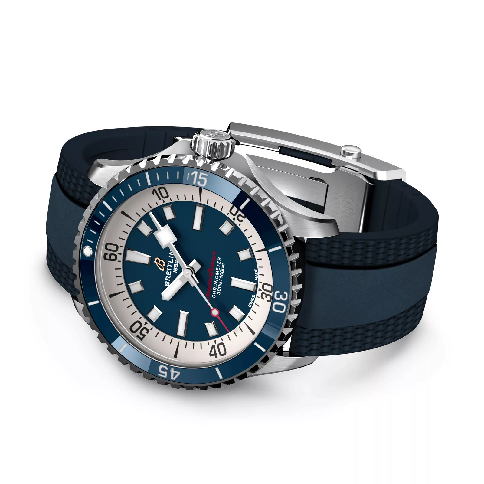 Qadın qol saatı Breitling Superocean, paslanmayan polad, 42 mm — A17375E71C1S1 - Image 3