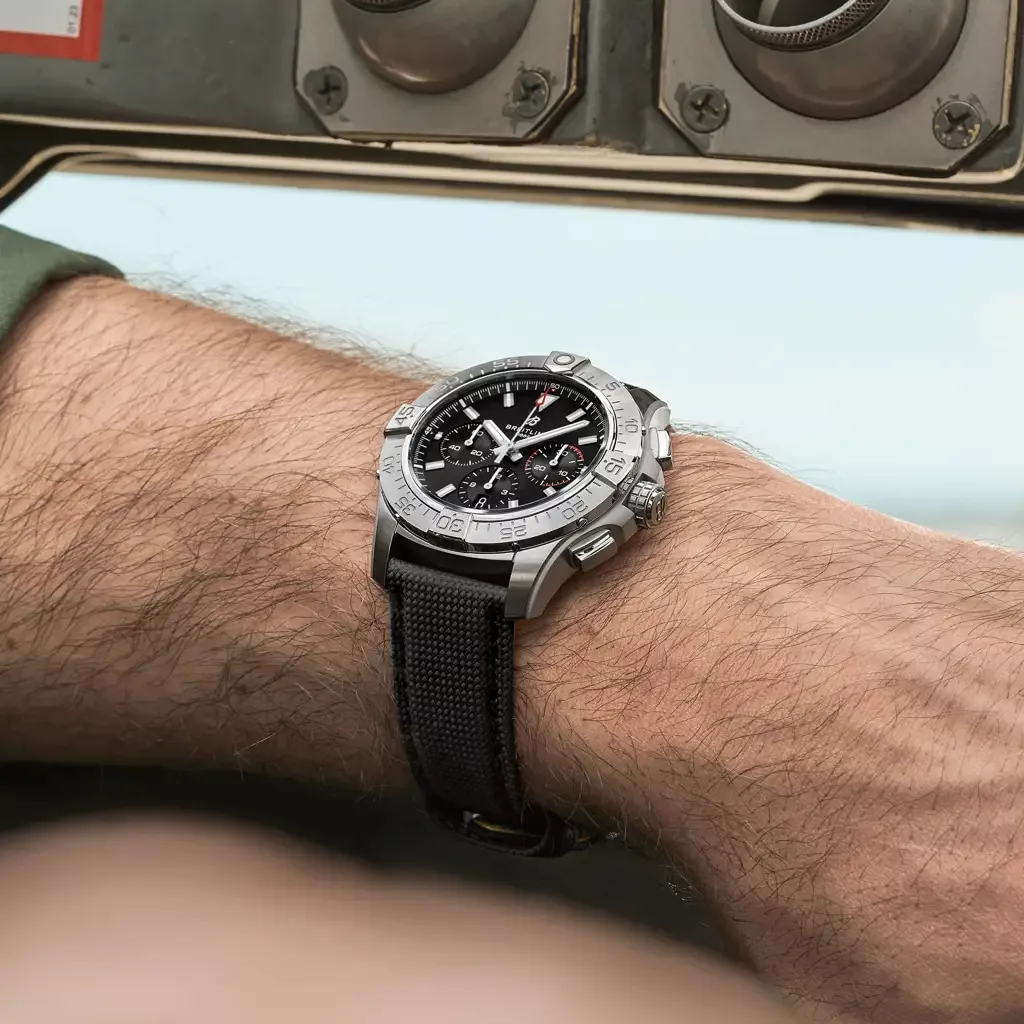 Kişi qol saatı Breitling Avenger, paslanmayan polad, 44 mm — AB0147101B1X1 - Image 5