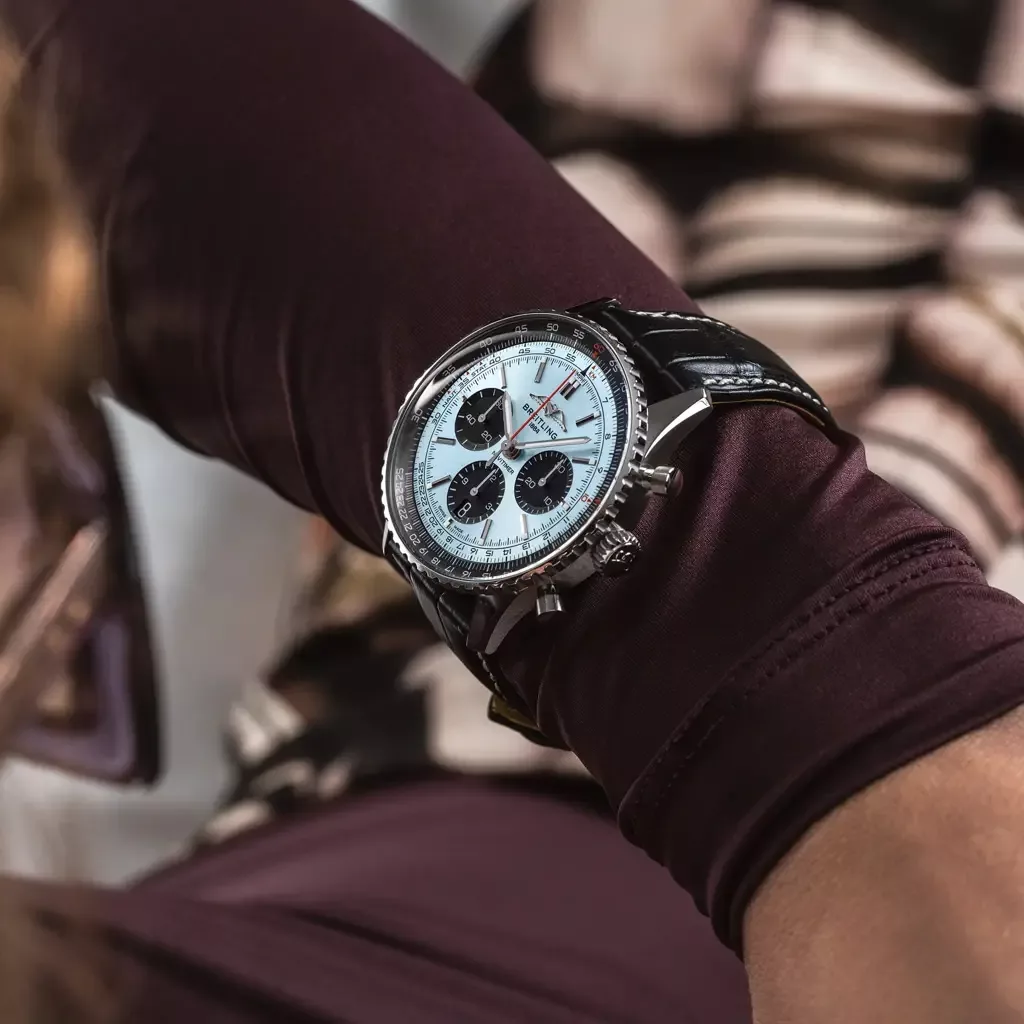 Kişi qol saatı Breitling Navitimer, paslanmayan polad, 43 mm — AB0138241C1P1 - Image 5