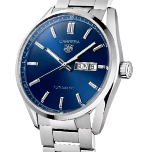 Kişi qol saatı TAG Heuer Carrera, donuq/cilalanmış polad, 41 mm — WBN2012BA0640