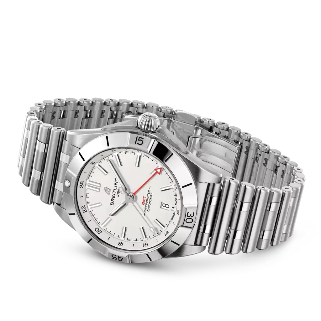 Kişi qol saatı Breitling Chronomat, paslanmayan polad, 40 mm — A32398101A1A1 - Image 3