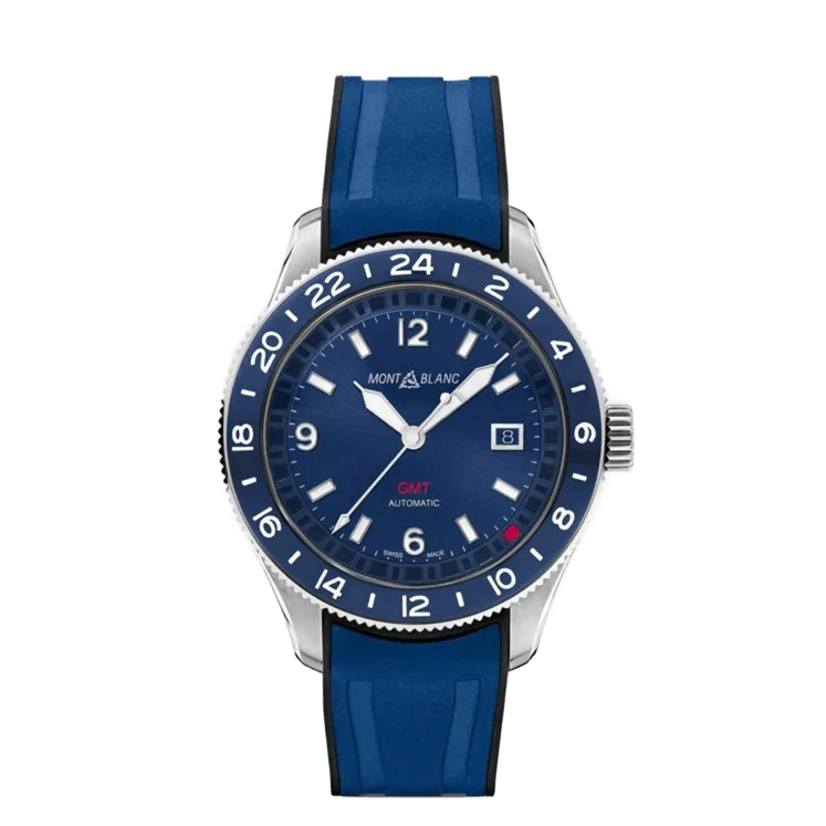 Kişi qol saatı Montblanc 1858, paslanmayan polad, 42 mm — 129617