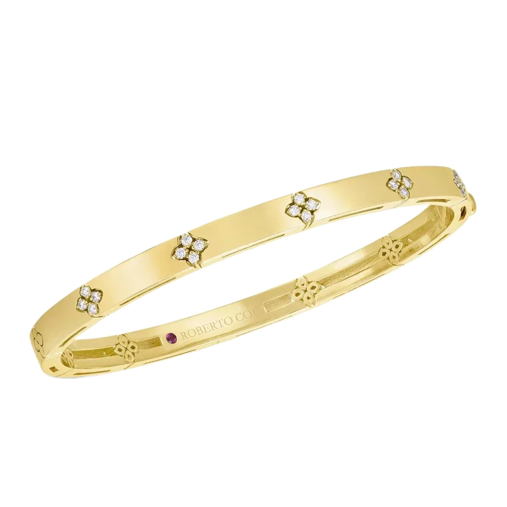 Bilərzik Roberto Coin Love in Verona, sarı qızıl, brilyant, yaqut — ADR888BA201301Y