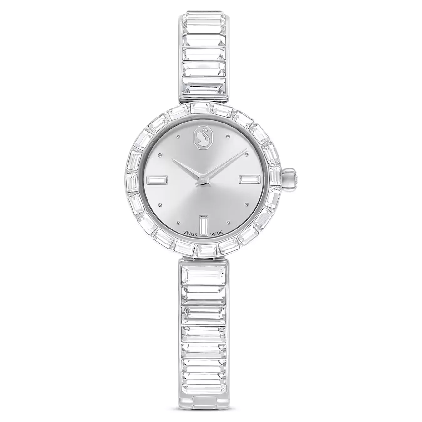 Qadın qol saatı Swarovski, paslanmayan polad, 25 mm — 5677487