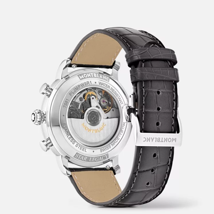 Kişi qol saatı Montblanc Star Legacy, paslanmayan polad, 42 mm — 130960 - Image 4