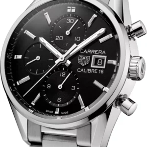 Kişi qol saatı TAG Heuer Carrera, cilalanmış polad, 41 mm — CBK2110BA0715