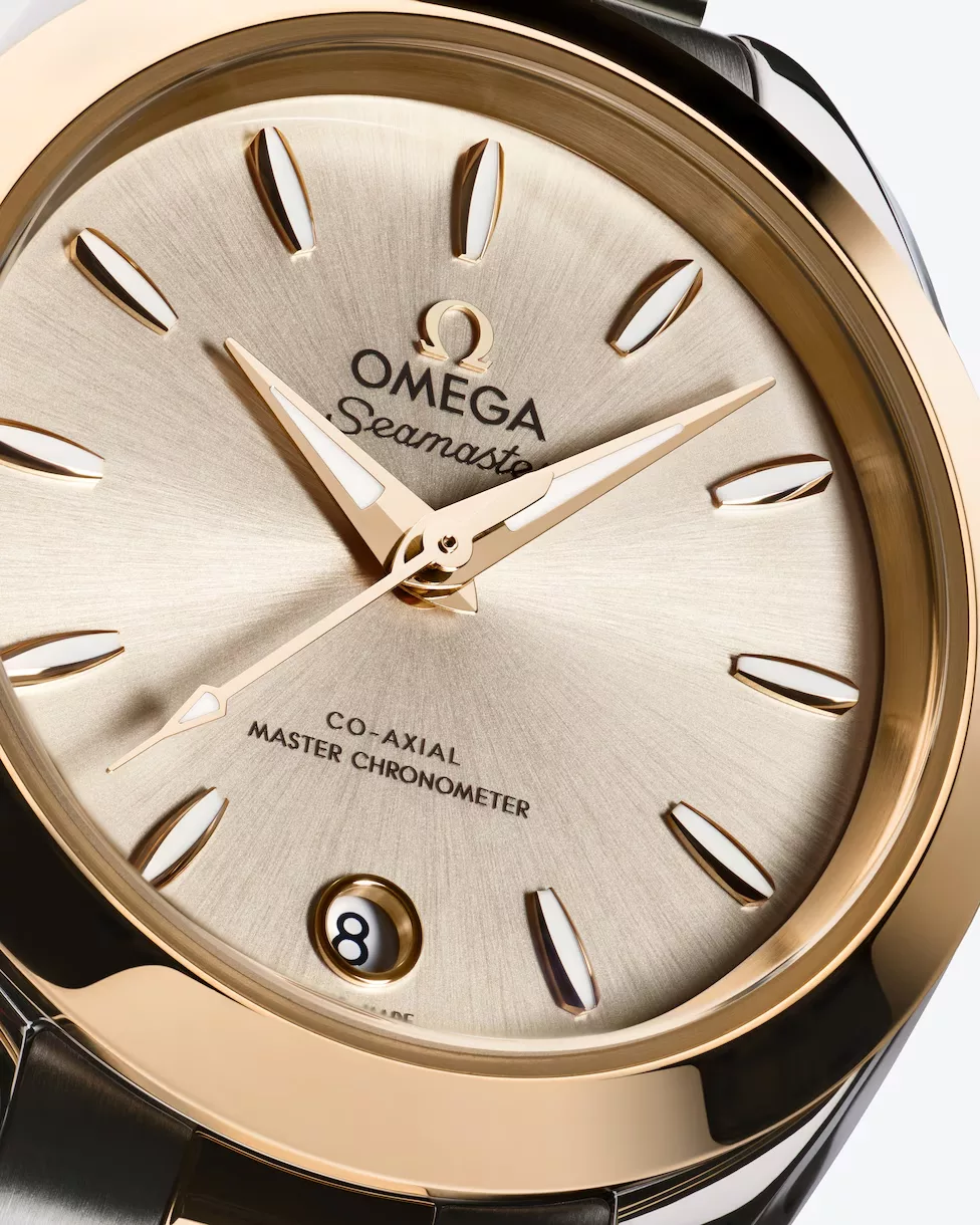 Qadın qol saatı Omega SeaMaster, polad ‑ moonshine™ qızılı, 30 mm — 22020302002001 - Image 4