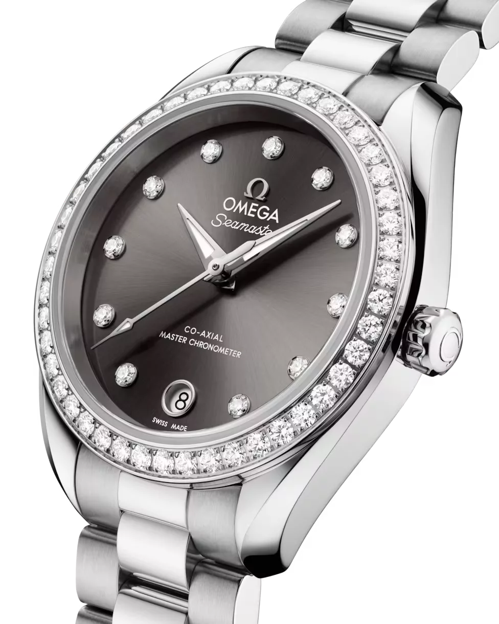 Qadın qol saatı Omega SeaMaster, polad, 30 mm — 22015302056001 - Image 3