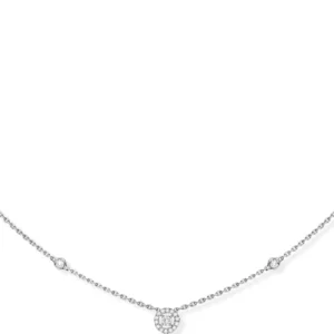 Boyunbağı Messika Joy, ağ qızıl, brilyant — 05370WG