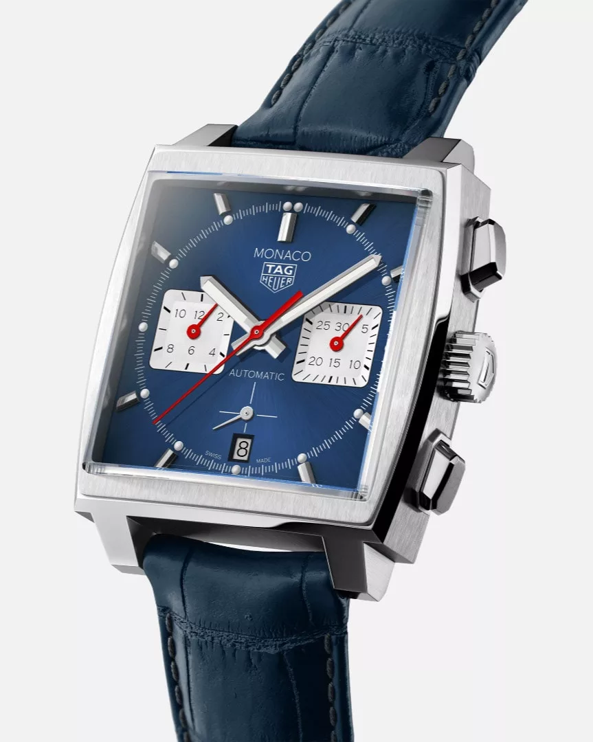 Kişi qol saatı TAG Heuer Monaco, donuq/cilalanmış polad, 39 mm — CBL2111FC6453