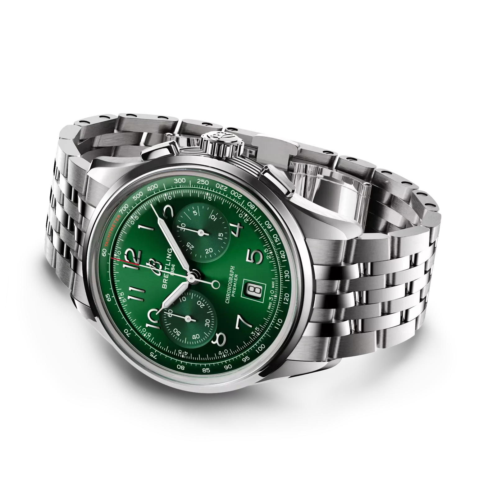 Kişi qol saatı Breitling Premier, paslanmayan polad, 42 mm — AB0145371L1A1 - Image 3