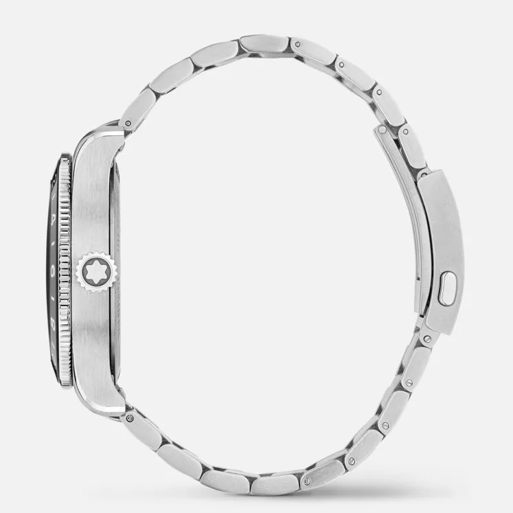 Kişi qol saatı Montblanc 1858, paslanmayan polad, 42 mm — 129615 - Image 3