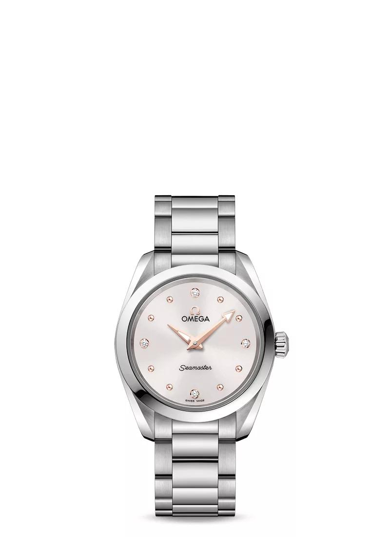 Qadın qol saatı Omega SeaMaster, polad, 28 mm — 22010286054001
