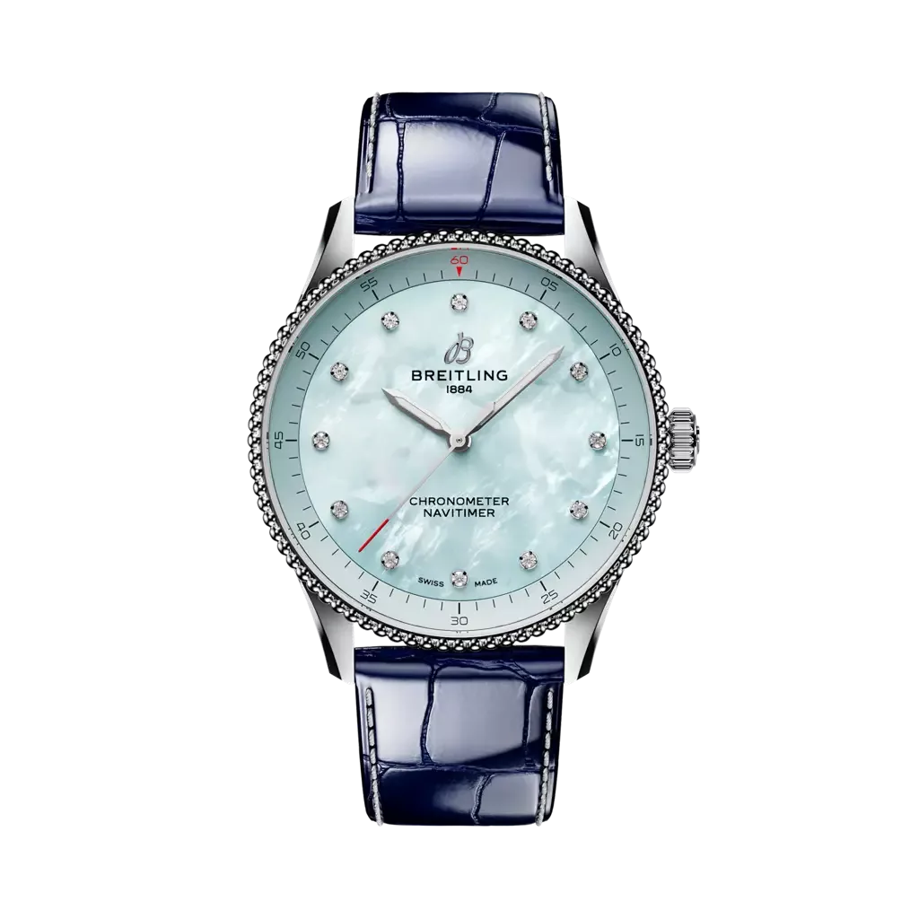Qadın qol saatı Breitling Navitimer, paslanmayan polad, 32 mm — A77320171C1P1