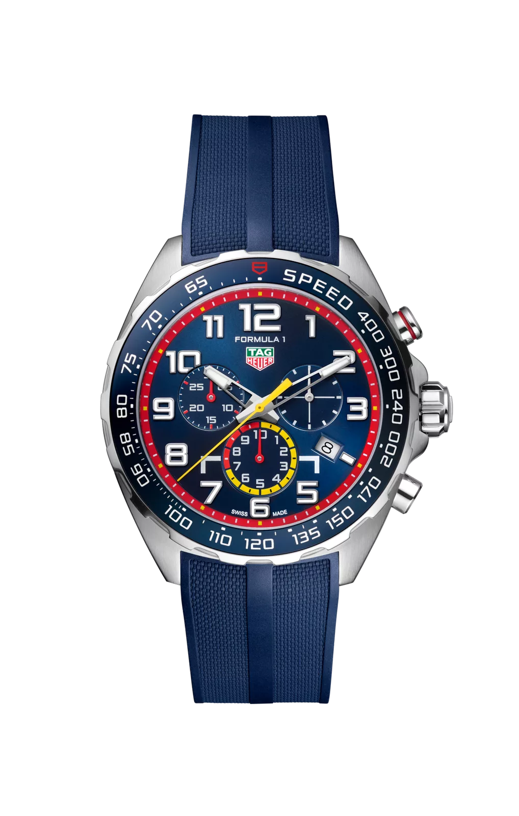 Kişi qol saatı TAG Heuer Formula 1, donuq/cilalanmış polad, 43 mm — CAZ101ALFT8052 - Image 6