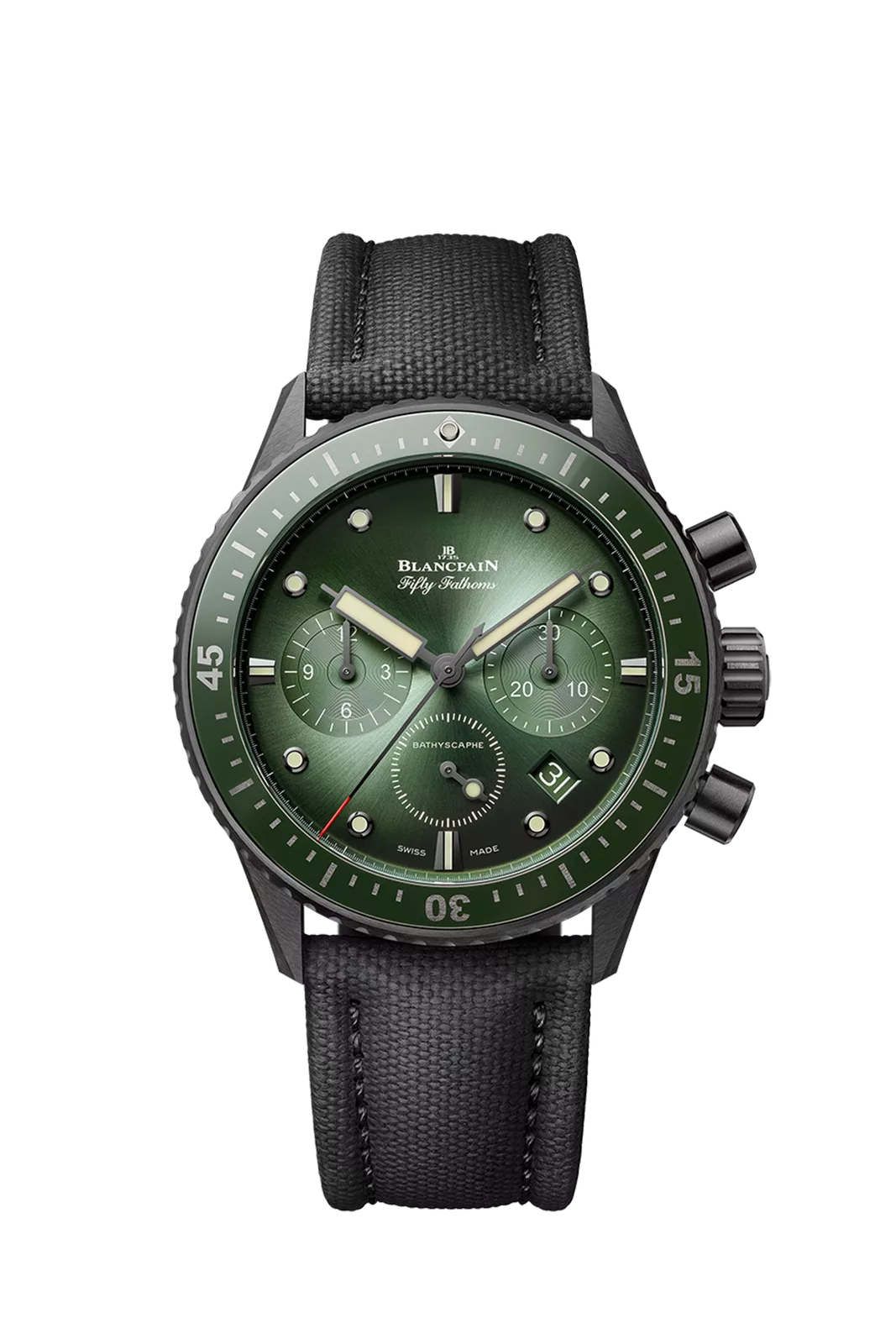 Kişi qol saatı Blancpain The fifty fathoms, keramika, 43.6 mm — 52000153B52A