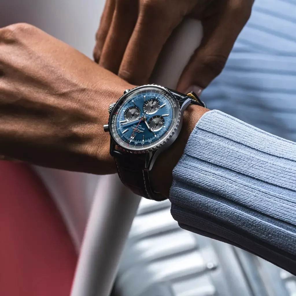 Kişi qol saatı Breitling Navitimer, paslanmayan polad, 41 mm — AB0139241C1P1 - Image 5