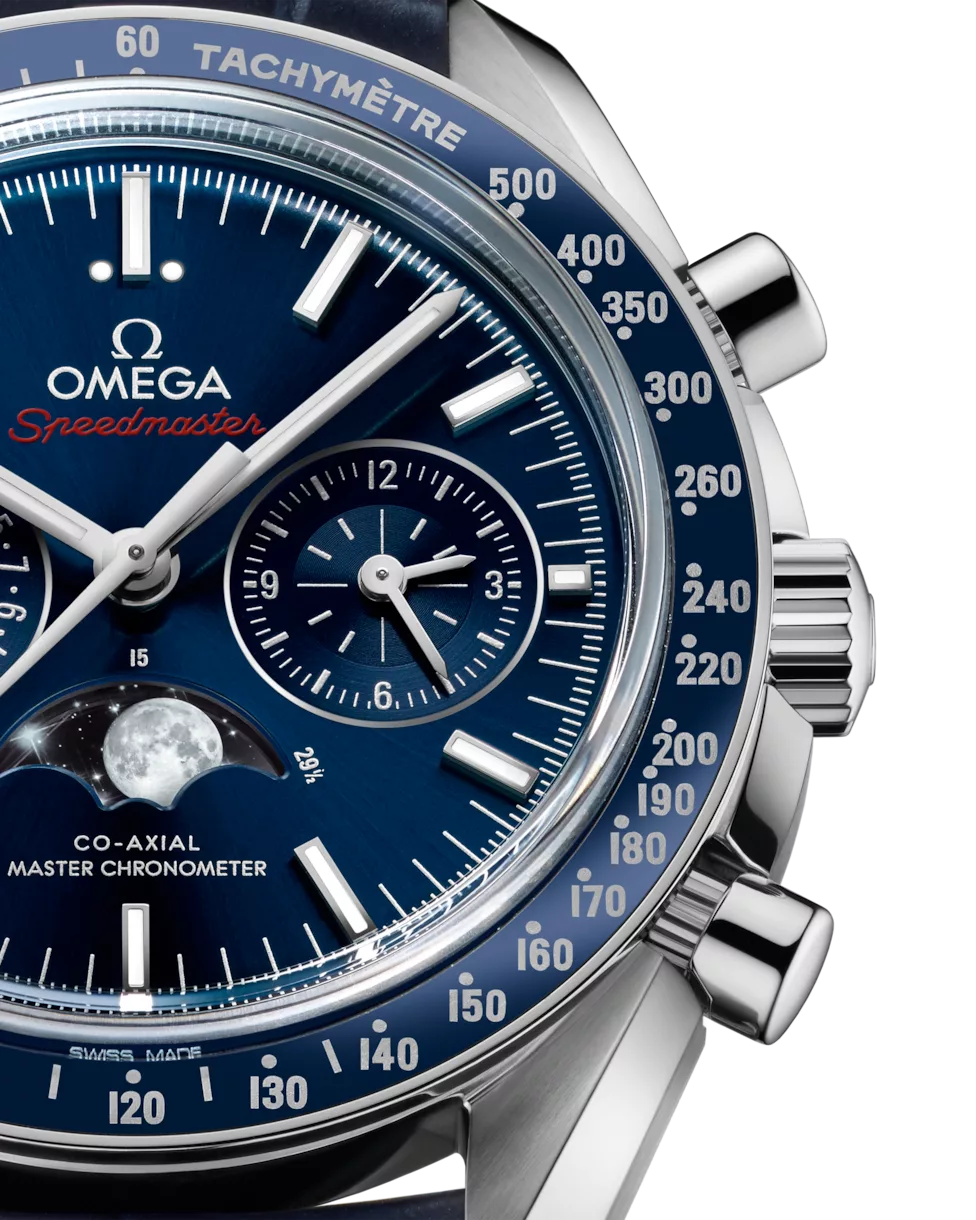 Kişi qol saatı Omega SpeedMaster, polad, 44,25 mm — 30433445203001 - Image 3