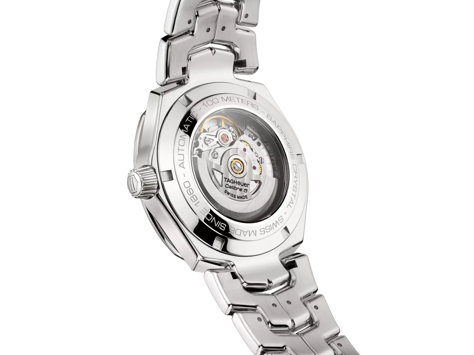 Kişi qol saatı TAG Heuer Link, donuq/cilalanmış polad, 41 mm — WBC2110BA0603 - Image 3